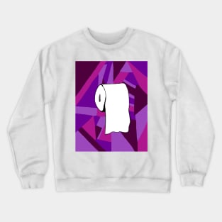 Toilet Paper - Purple Crewneck Sweatshirt